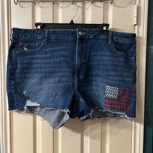 EUC Old Navy 24 Denim Cut-off Shorts